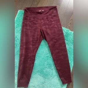 Old Navy Active Burgundy Leggings XXL